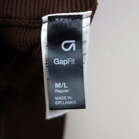 GapFit Seamless Ribbed High Rise 7/8 Leggings in Brown (M/L) NWOT! - Picture 6 of 7